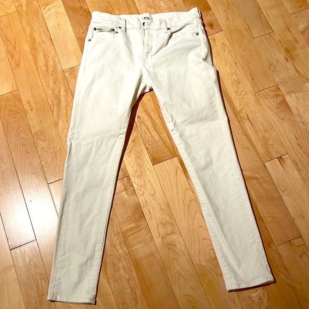 EUC women’s Polo cream colored jeans